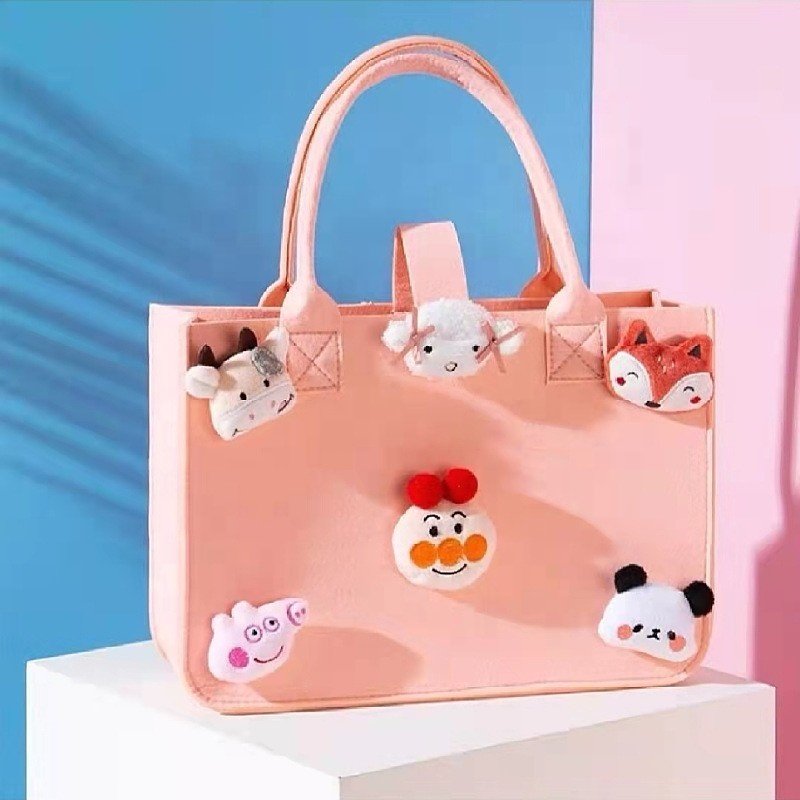 2024 Tote Leather Bags Ladies Fashion Felt Utility Bags Women Handbags