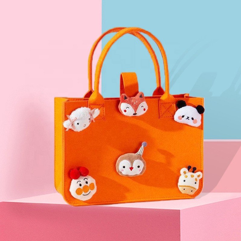 2024 Tote Leather Bags Ladies Fashion Felt Utility Bags Women Handbags