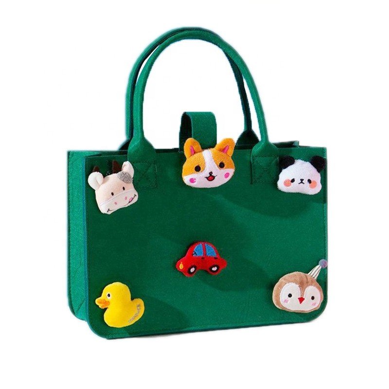 2024 Tote Leather Bags Ladies Fashion Felt Utility Bags Women Handbags