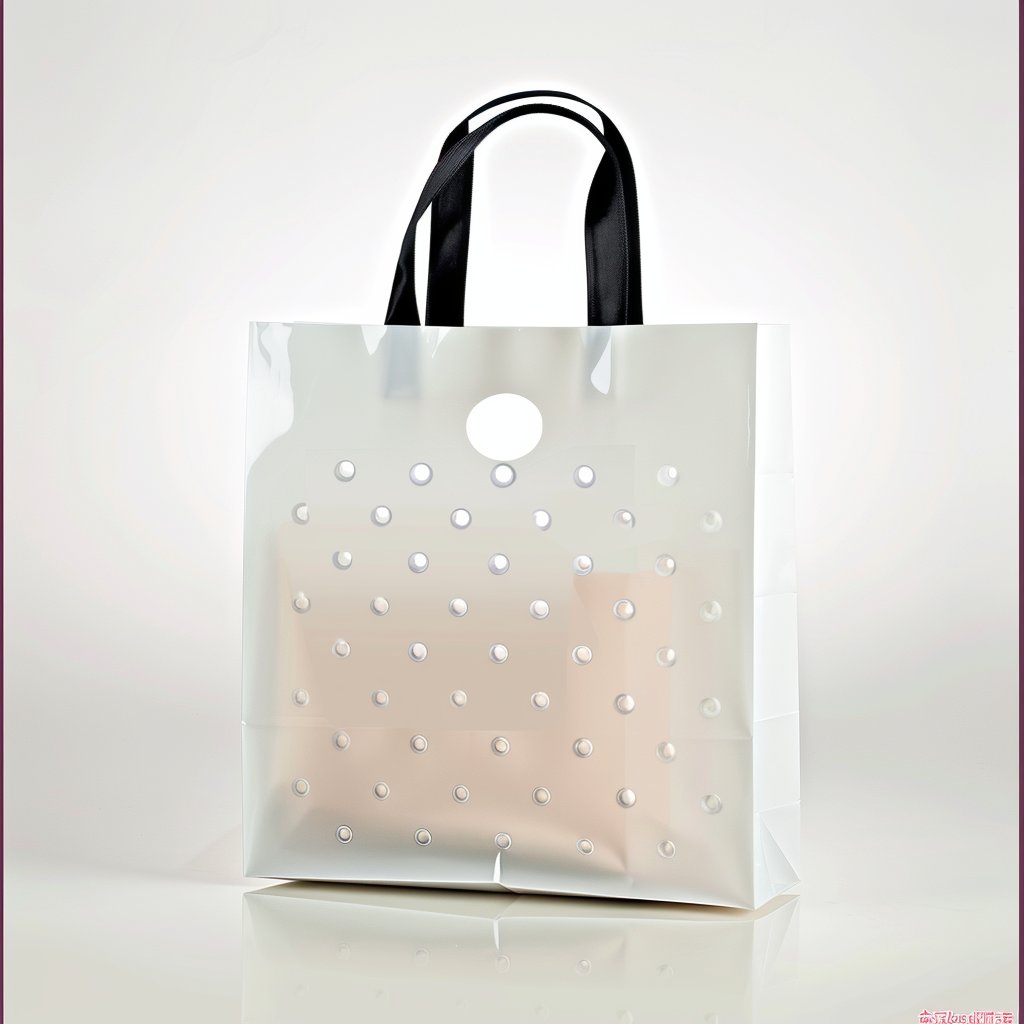 Grocery Supermarket China Wholesale Transparent Packing Soft Loop Shop Frosted Logo Packaging Plastic Shopping Bag With Handle