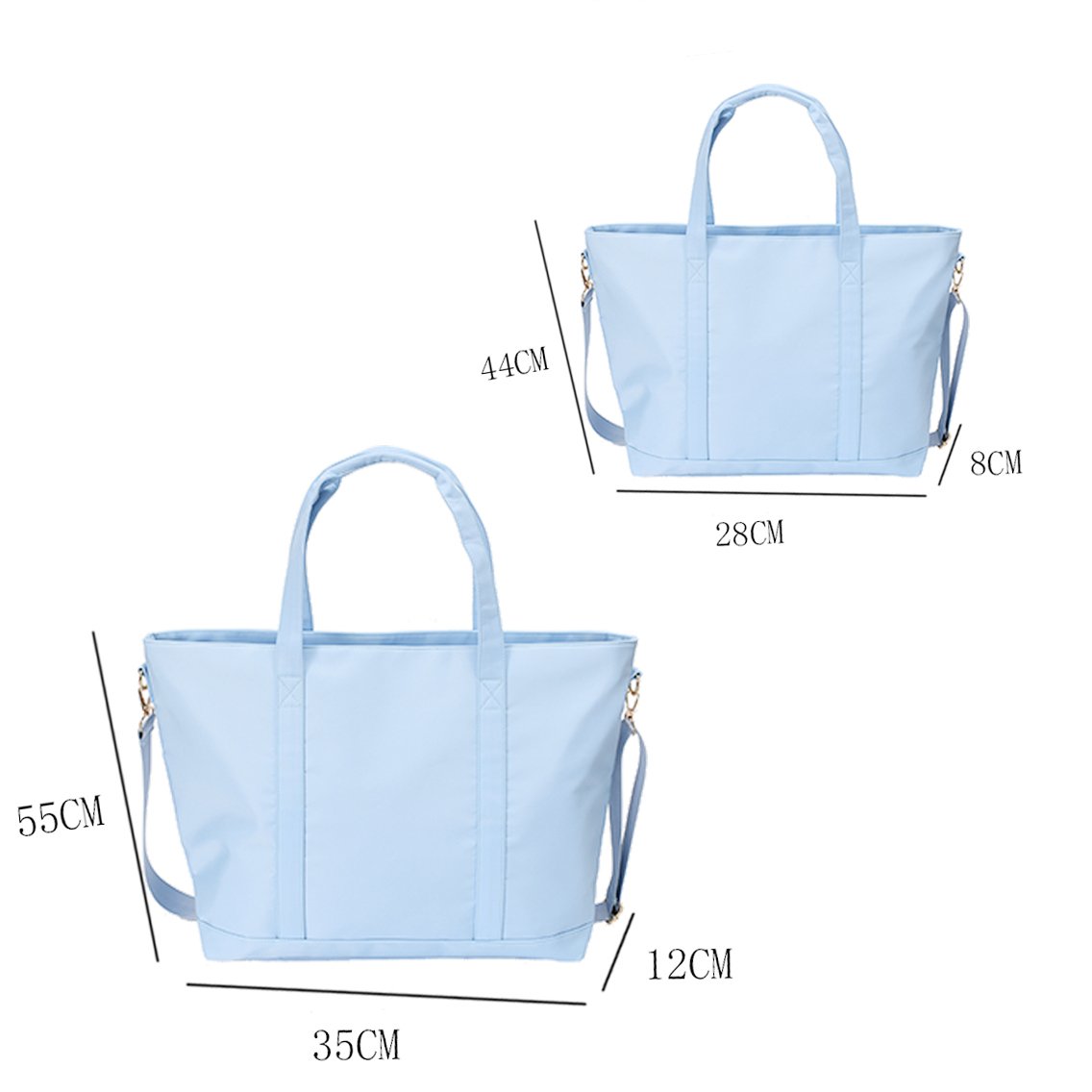 Stoney Clover Fashion Large Capacity Shopping Bags Nylon shoulder handbags waterproof Crossbody Beach Tote Bag For Women girls