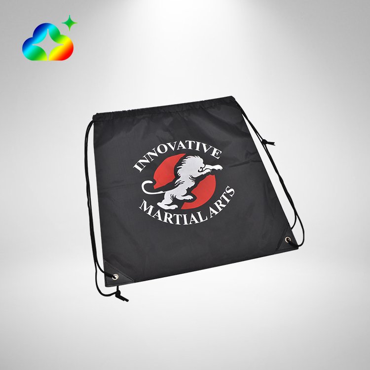Custom Logo Biodegradable Promotional Gift Packaging Backpack PP Non Woven Shopping Bags With Drawstring