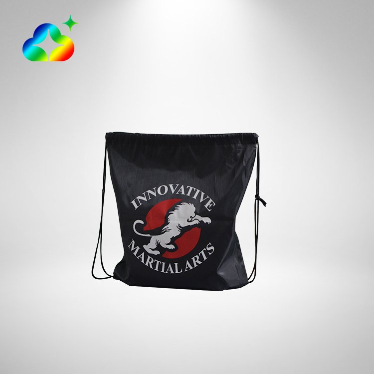 Custom Logo Biodegradable Promotional Gift Packaging Backpack PP Non Woven Shopping Bags With Drawstring