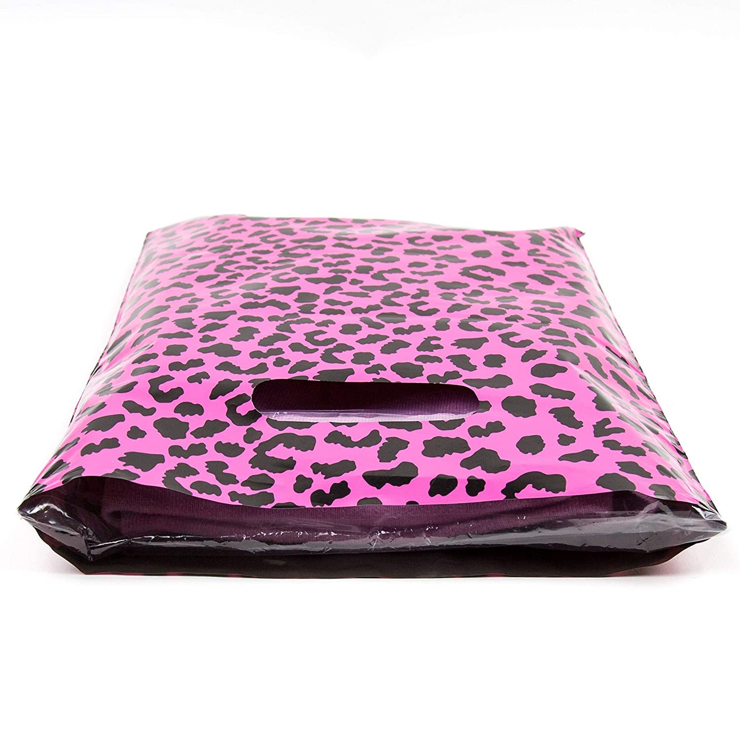 Wholesale Eco-Friendly Custom Design Die Cut Handle Shopping Plastic Bags with Logo for Custom Packaging Needs