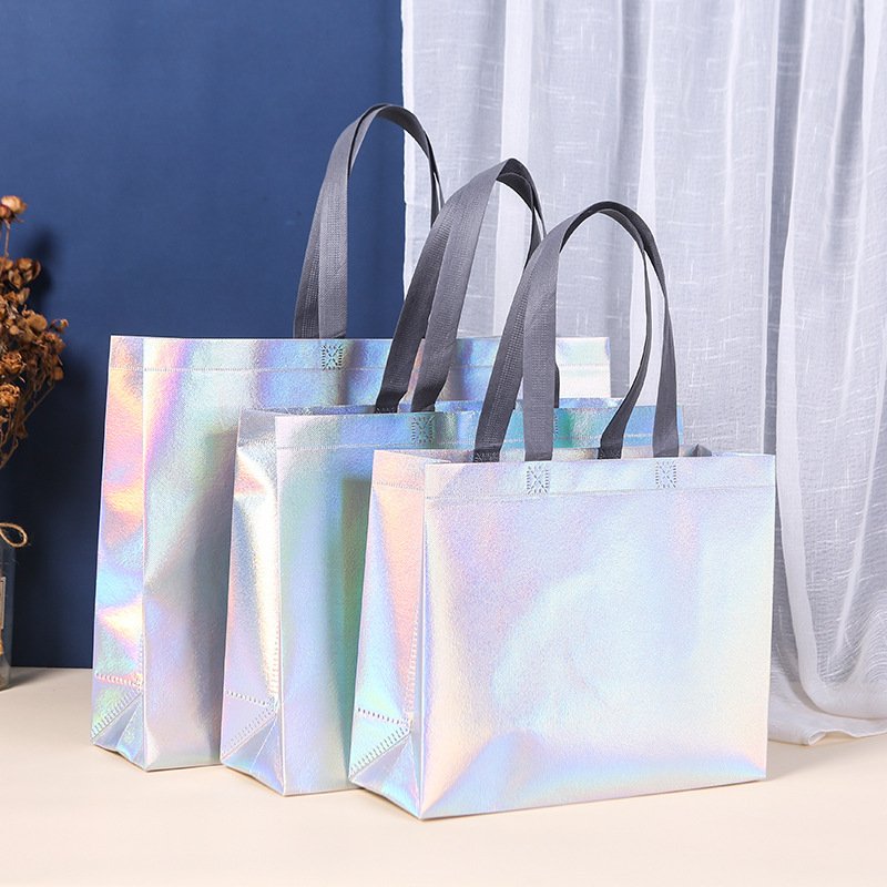 Custom Non Woven Shopping Bag PP Fabric Foldable Reusable Non-woven Grocery Tote Bag