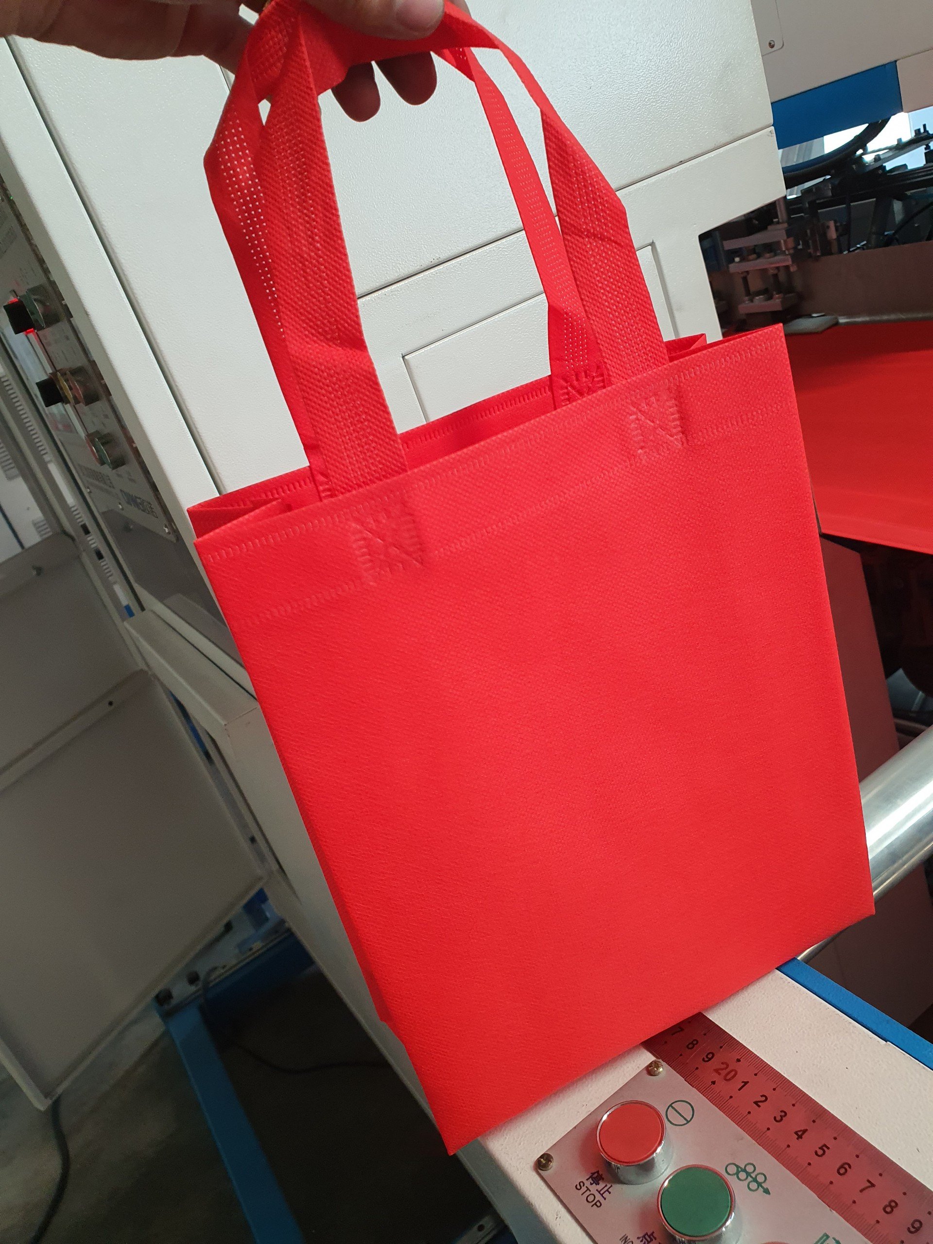 OEM ODM Red non woven shopping bags Custom Customized Logo Wholesale Cheap Price From Viet Nam