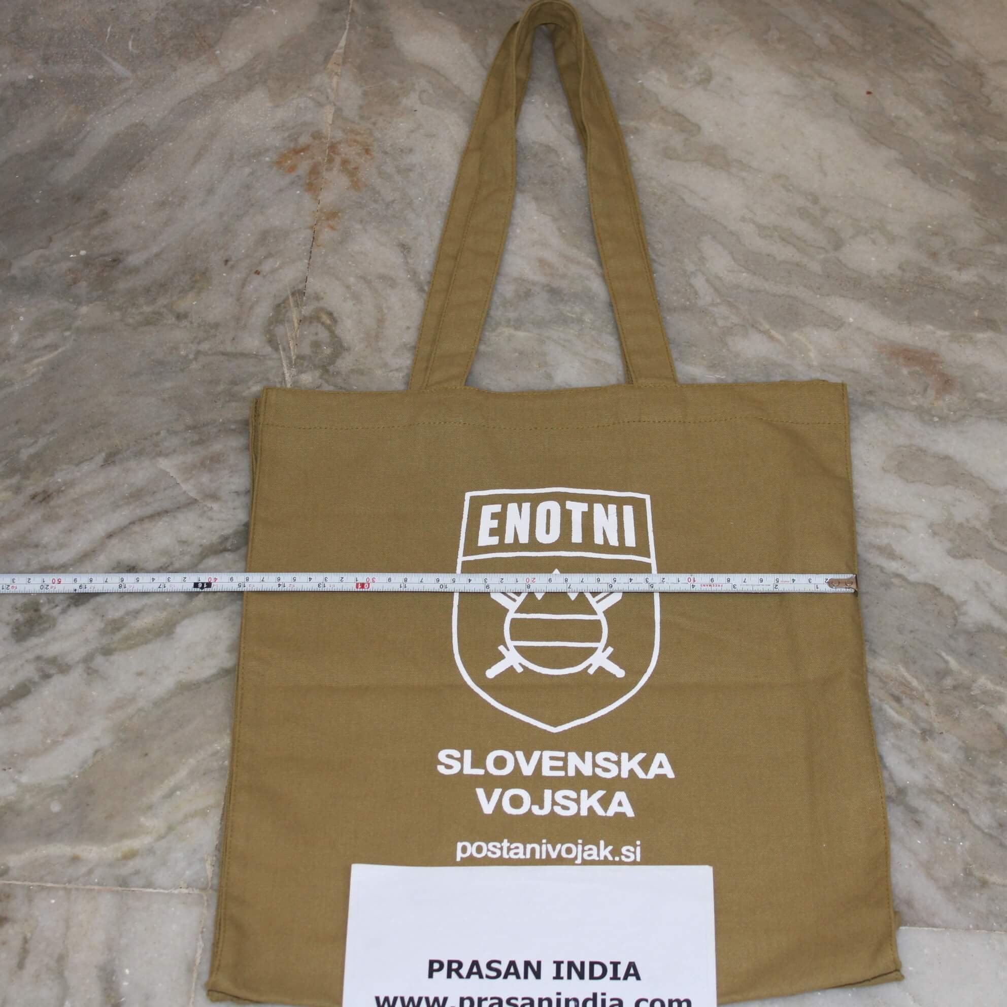 New Arrival fashion design high quality custom logo green color cotton canvas tote shoulder bags with green handles