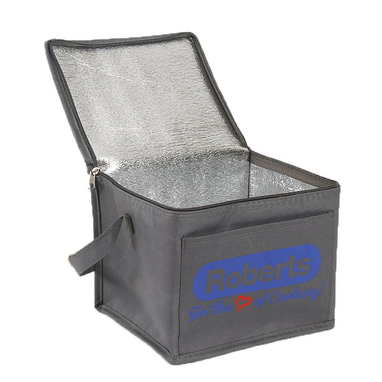 Custom Non-Woven Polypropylene Thermal Bag Insulated Reusable Tote Grocery thermal Shopping Bag Non Woven Cooler Bag