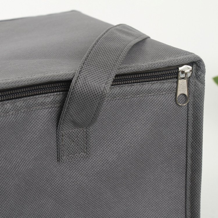 Custom Non-Woven Polypropylene Thermal Bag Insulated Reusable Tote Grocery thermal Shopping Bag Non Woven Cooler Bag