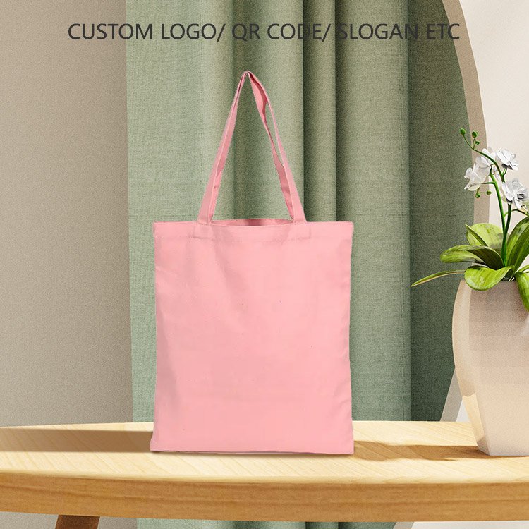 Manufacturer Custom Blank Plain Cotton Canvas Bags Reusable Shopping Cotton Tote Bags With Custom Printed Logo