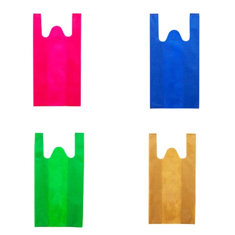 Wholesale Shopping Bag Non-woven Tote Bag Reusable Eco-friendly For grocery stores/restaurant/retail