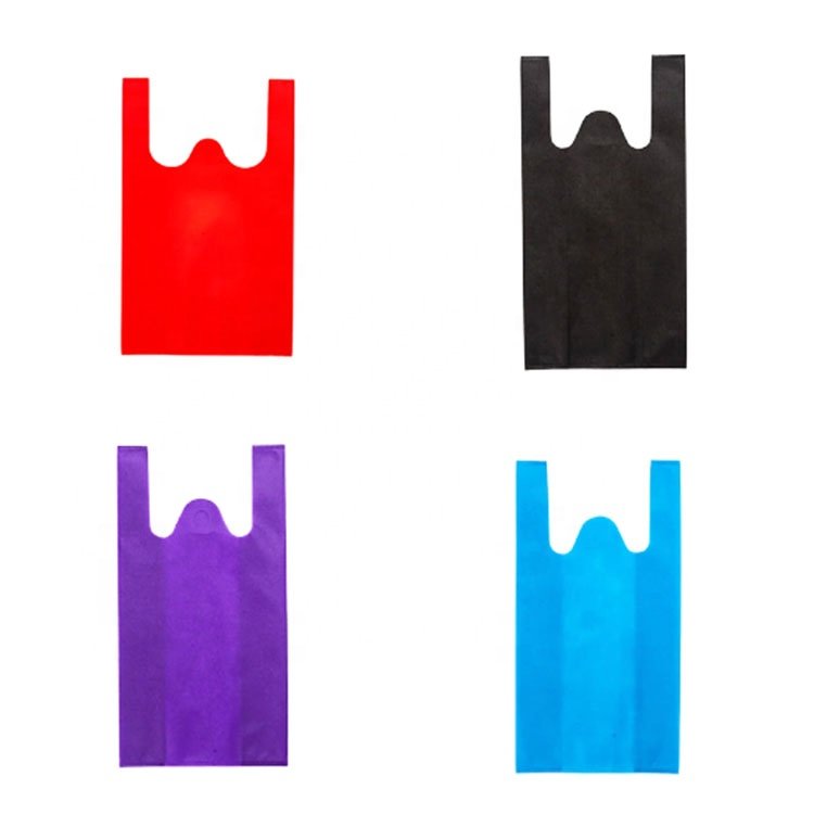 Wholesale Shopping Bag Non-woven Tote Bag Reusable Eco-friendly For grocery stores/restaurant/retail