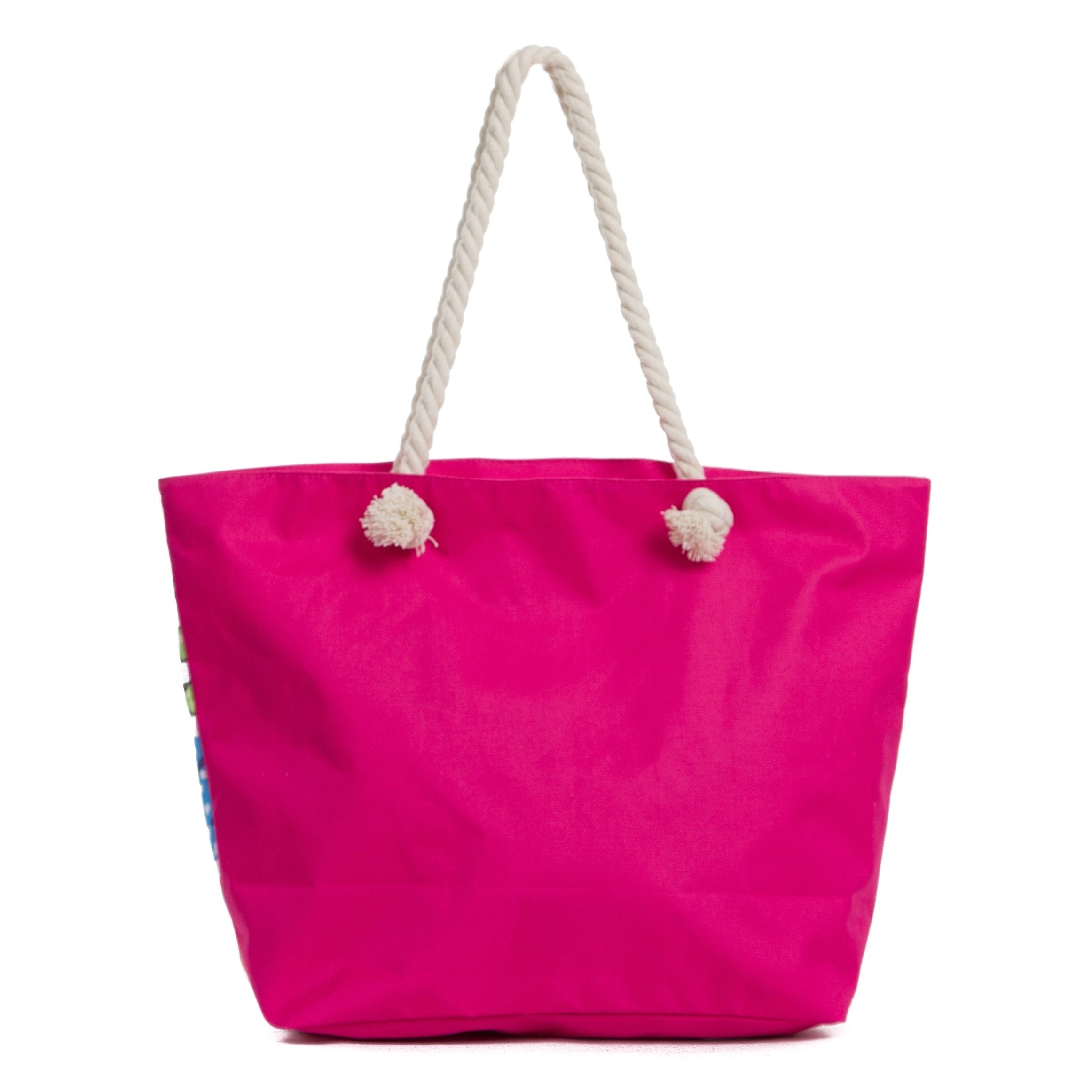 Classic Branded Reusable Fashion Lady's Canvas Beach Tote Shopping Bag