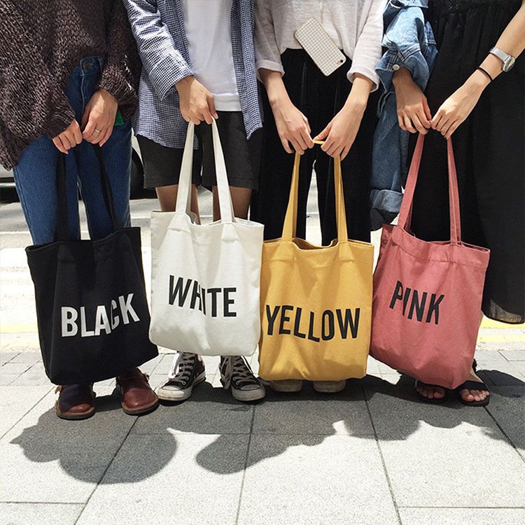 Low MOQ Eco Friendly Shopping Bag Recycled Reusable Blank Plain Canvas Cotton Tote Bag With Custom Logo
