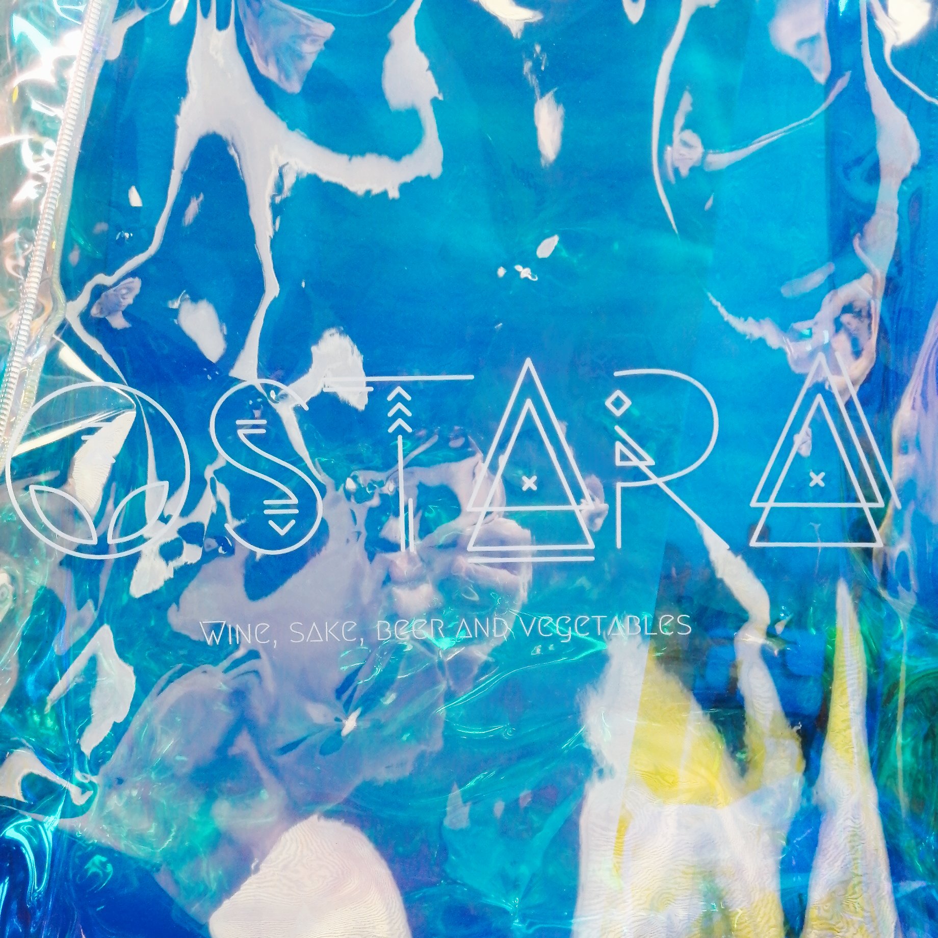 Custom logo colorful Holographic transparent Laser market bag PVC TPU clear tote bags gift bags shopping handbags