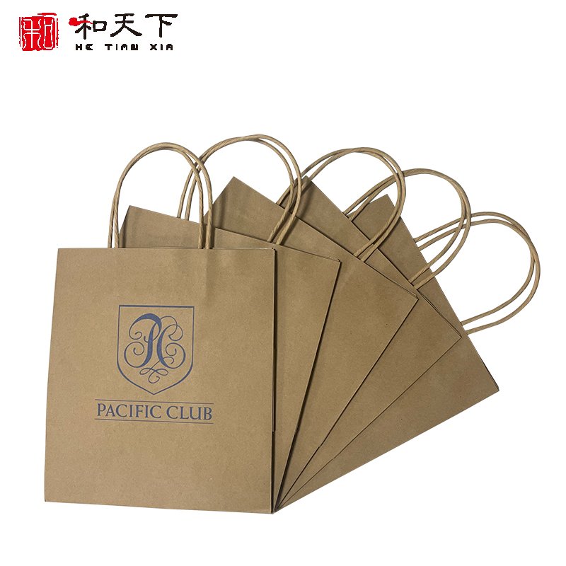Luxury Kraft Paper Shopping Bag: Eco-Friendly, Customizable Bag for Premium Retail and Events