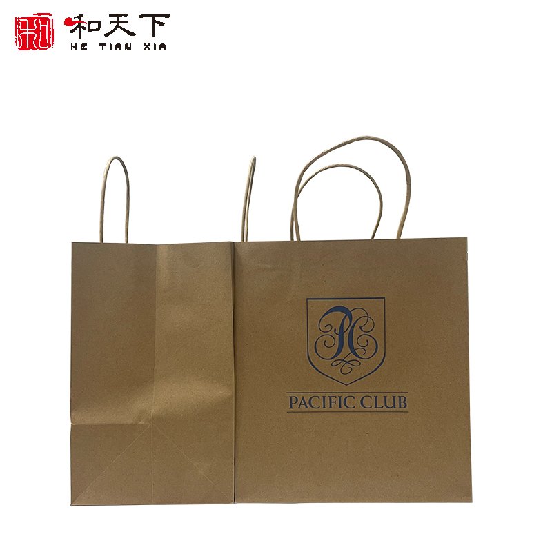 Luxury Kraft Paper Shopping Bag: Eco-Friendly, Customizable Bag for Premium Retail and Events