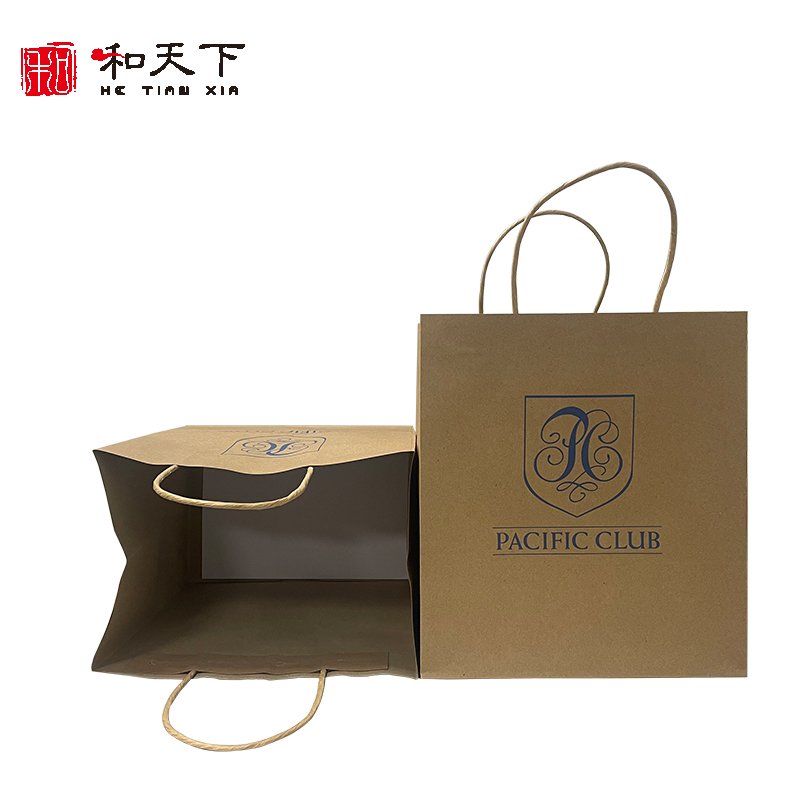 Luxury Kraft Paper Shopping Bag: Eco-Friendly, Customizable Bag for Premium Retail and Events