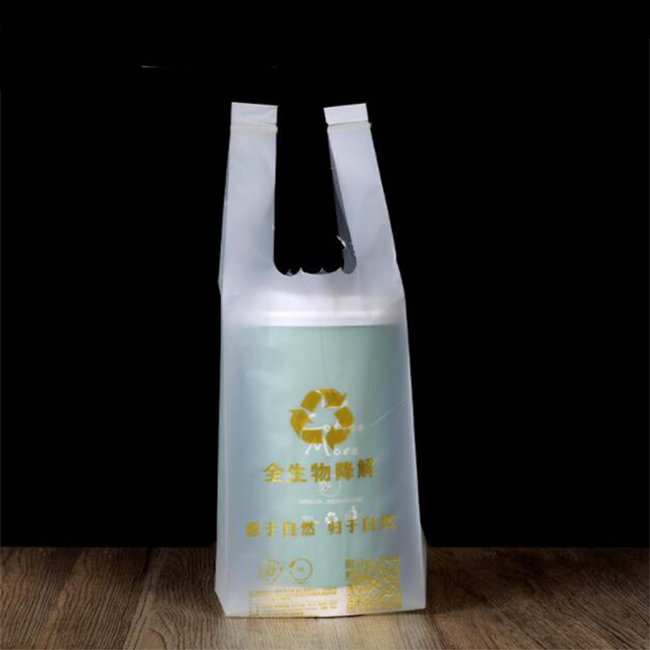 wholesale custom pla biodegradable plastic tote bag store supermarket eco friendly grocery bag d2w biodegradable shopping bags