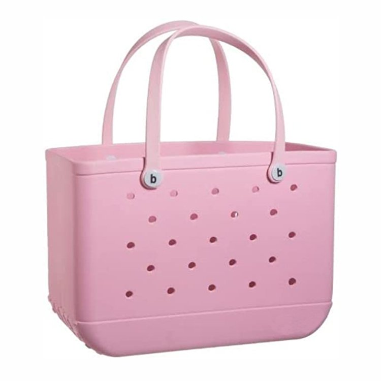 summer women leopard leaves camo printing eva beach bag silicone beach bags pvc women tote handbag purse eva beach bag