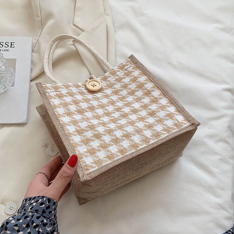 new arrival small wholesale manufacturer full burlap jute tote shopping bag with full print ORGANIC BAG