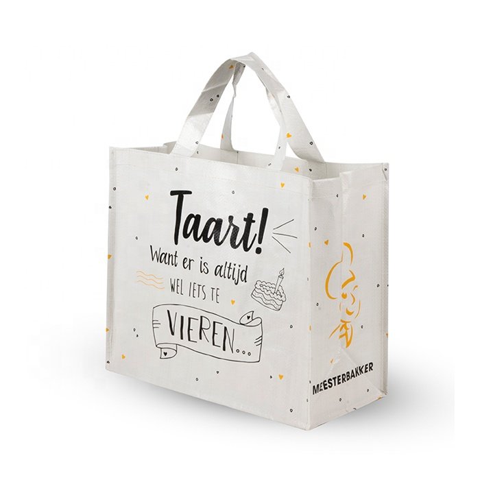 Wholesale Factory Price Reusable Ecological Custom Logo PP Woven Tote Bag Colorful Shopping Recyclable Tote Woven Bag