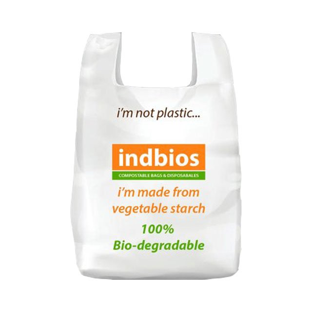 High Quality Biodegradable T-Shirt Bags Retail Shopping Bags Biodegradable Eco Friendly Shopping Bag