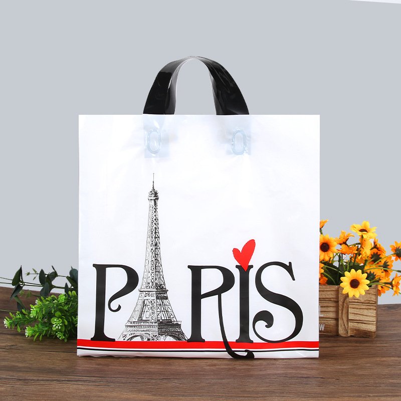 CTCX HDPE/LDPE Manufacturer Thank you Plastic Bags Custom Plastic Shopping Bag Retail T-shirt Plastic Bags With Logos
