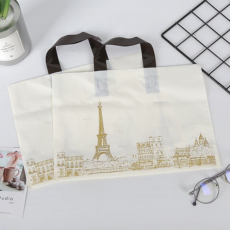 CTCX HDPE/LDPE Manufacturer Thank you Plastic Bags Custom Plastic Shopping Bag Retail T-shirt Plastic Bags With Logos