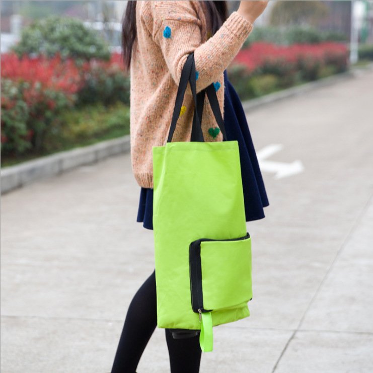 Twinkle Wholesale Custom Multifunctional Foldable Grocery Trolley Bag printing shopping bag bags cart trolley carts on wheels