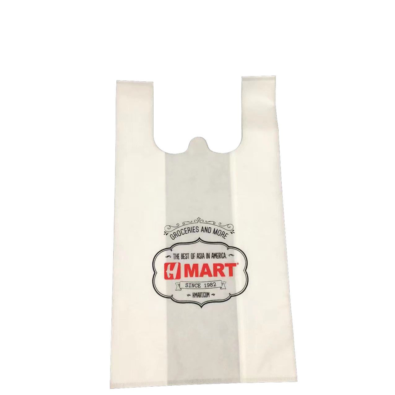Multi-color die-cut folding reusable non-woven shopping T-shirt bag Packaging Non-woven T-shirt bag is biodegradable