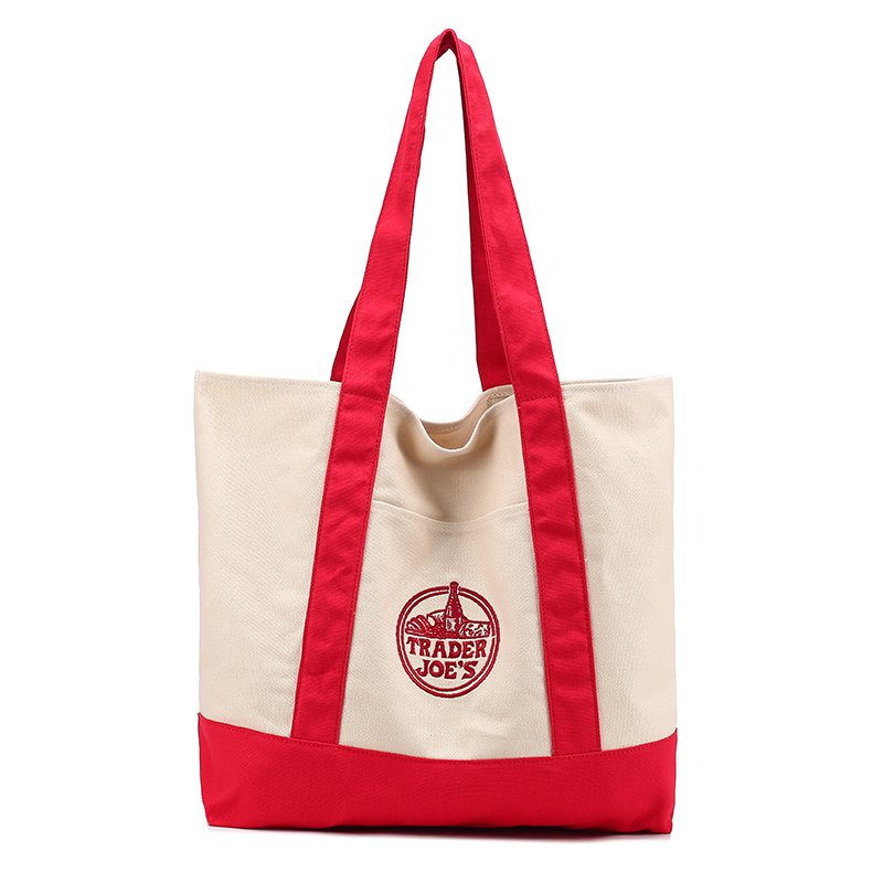 Custom Logo Printed Eco Promotional Heavy Duty Grocery Plain Cotton Canvas Tote Shopping Bag