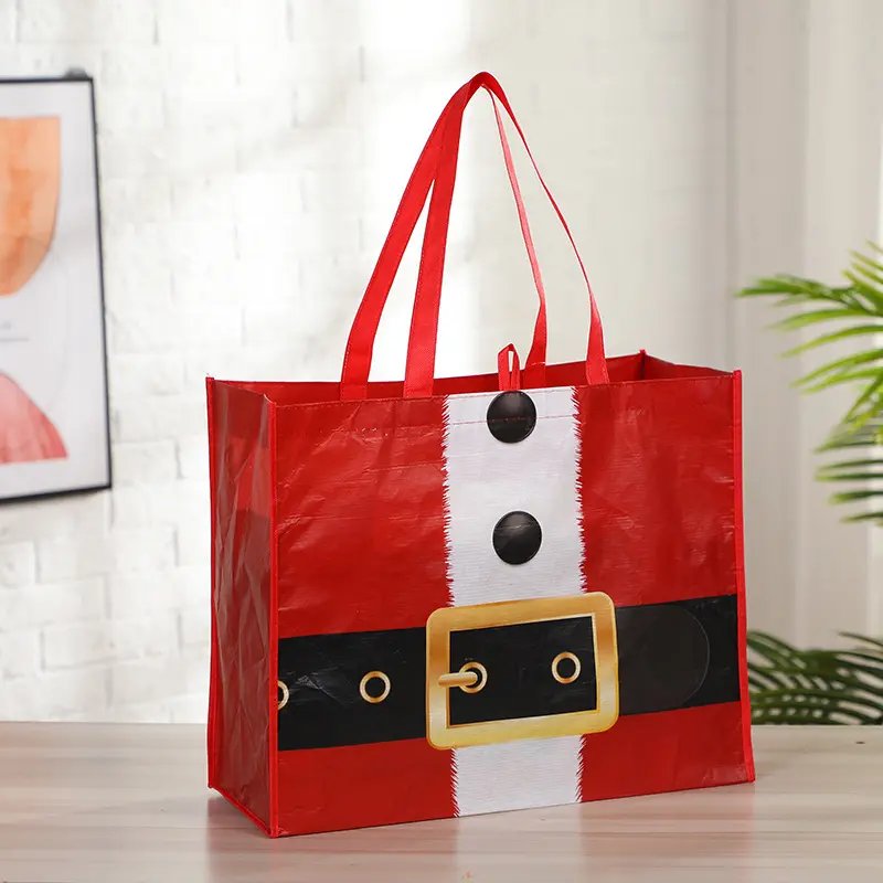 Wholesale Custom Printed Eco Friendly Reusable Grocery PP Non Woven Fabric Tote Shopping Bags