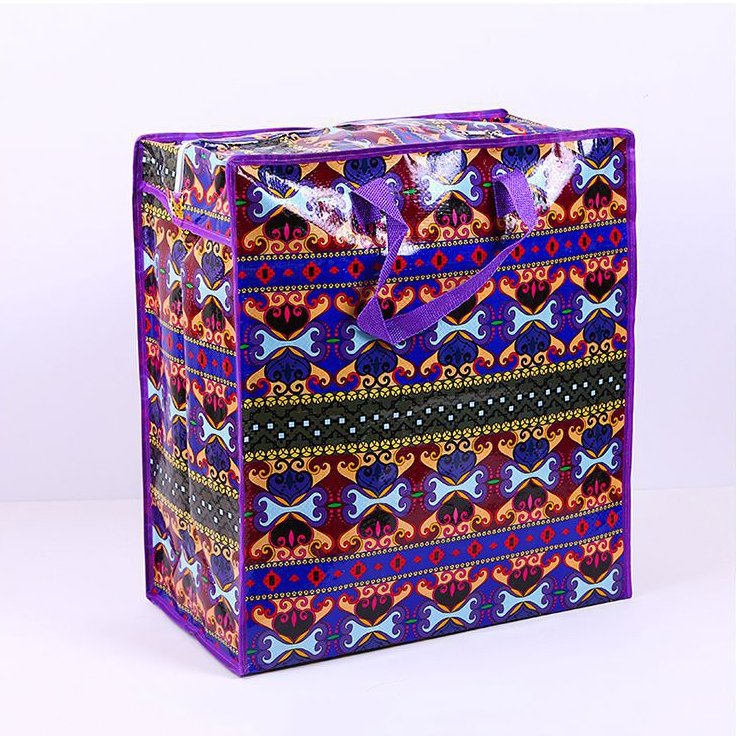 Custom printed waterproof big size laminated large pp woven tote bag