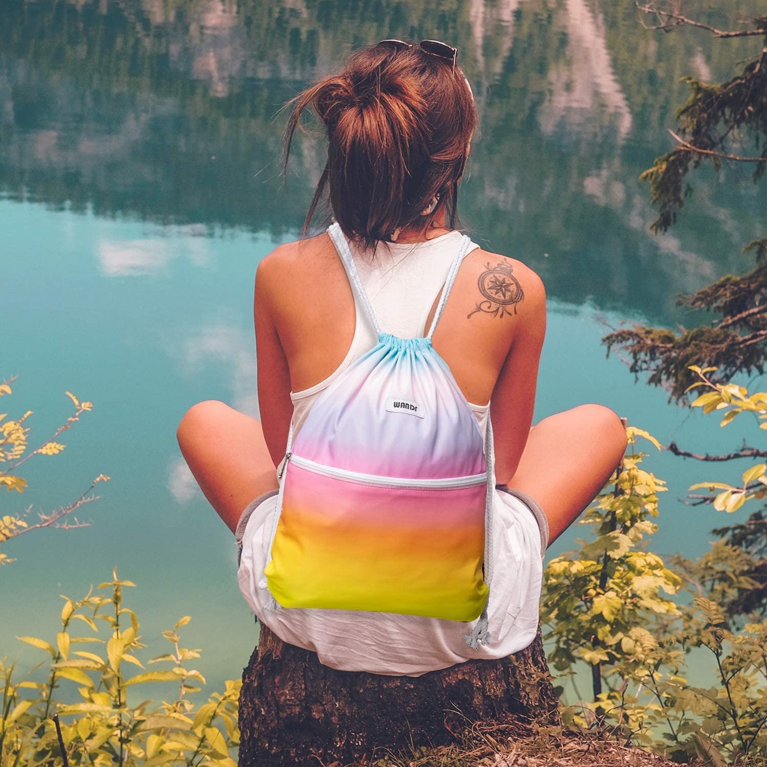 Manufacturers Supply Drawstring Shopping Bag Drawstring Tote Shoulder Bag Available Many Colors Bag