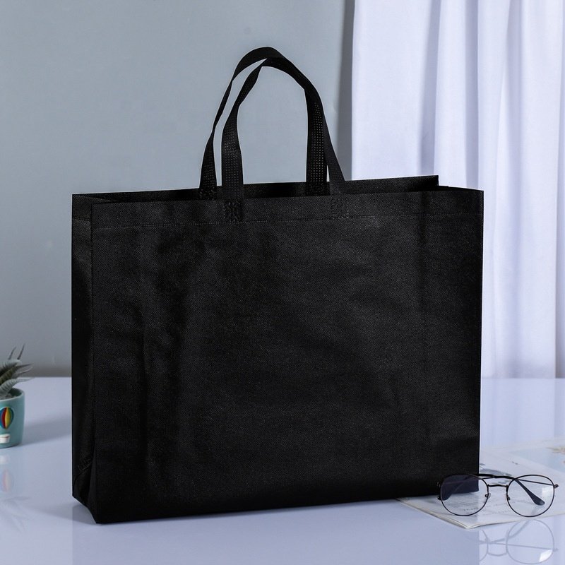 Wholesale custom promotional eco friendly laminated non woven grocery bag reusable pp non woven shopping bag