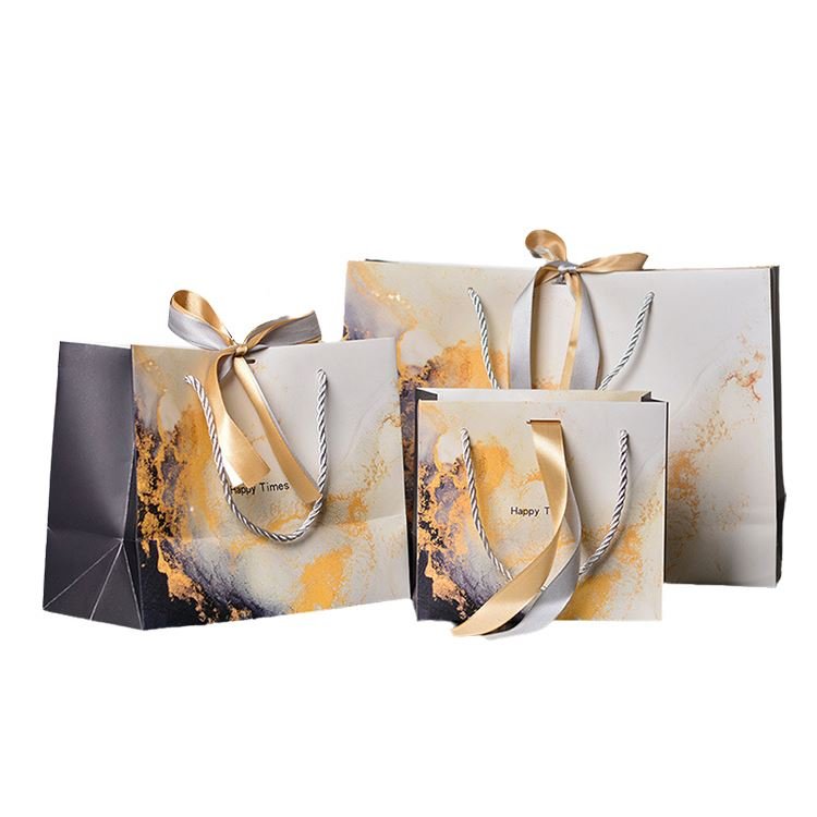 Custom Branded Pink Luxury Boutique Gift Carrier Bolsas Packaging Foldable Reusable Paperbag Paper Shopping Bag With Logo