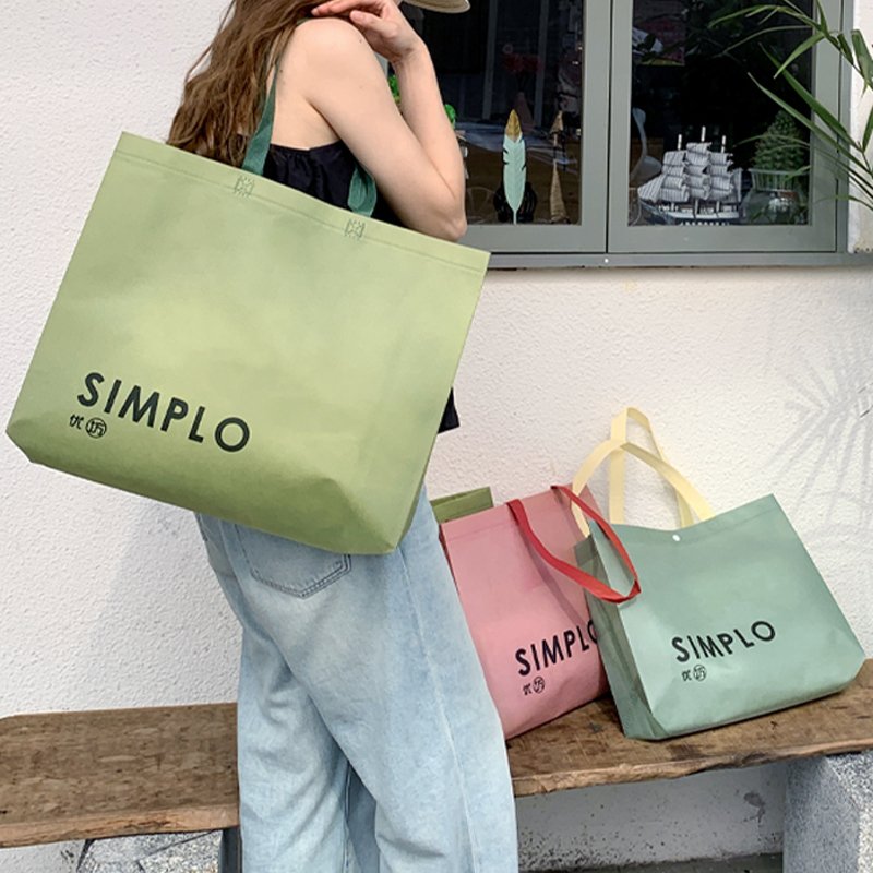 Eco-friendly biodegradable, reusable shopping bags, ecological non-woven tote bags with custom eco-bags and logos