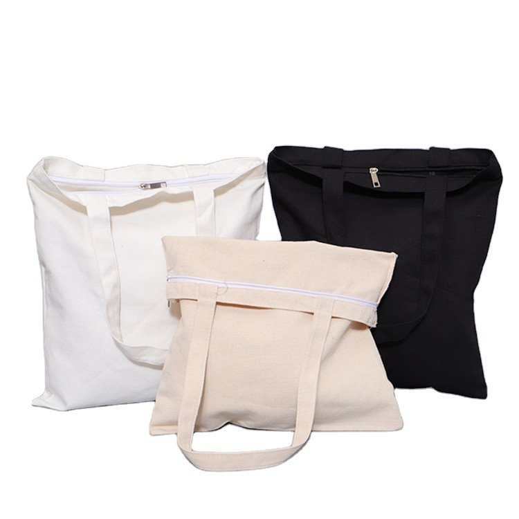 Custom Logo Oversize Women Large Weekend Party Beach Canvas Cotton Shopping Tote Bag