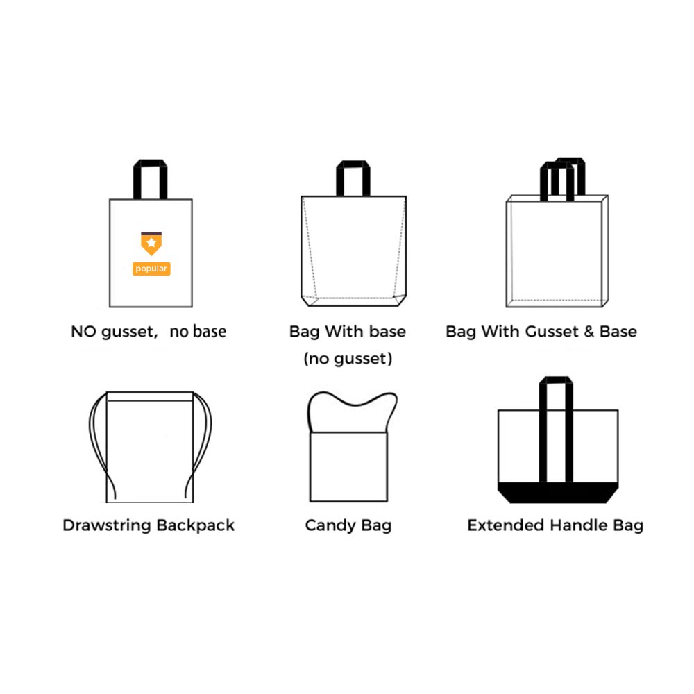 Customized printing cartoon tote bag anime bag custom canvas SHIPPING BAG CUSTOM LOGO