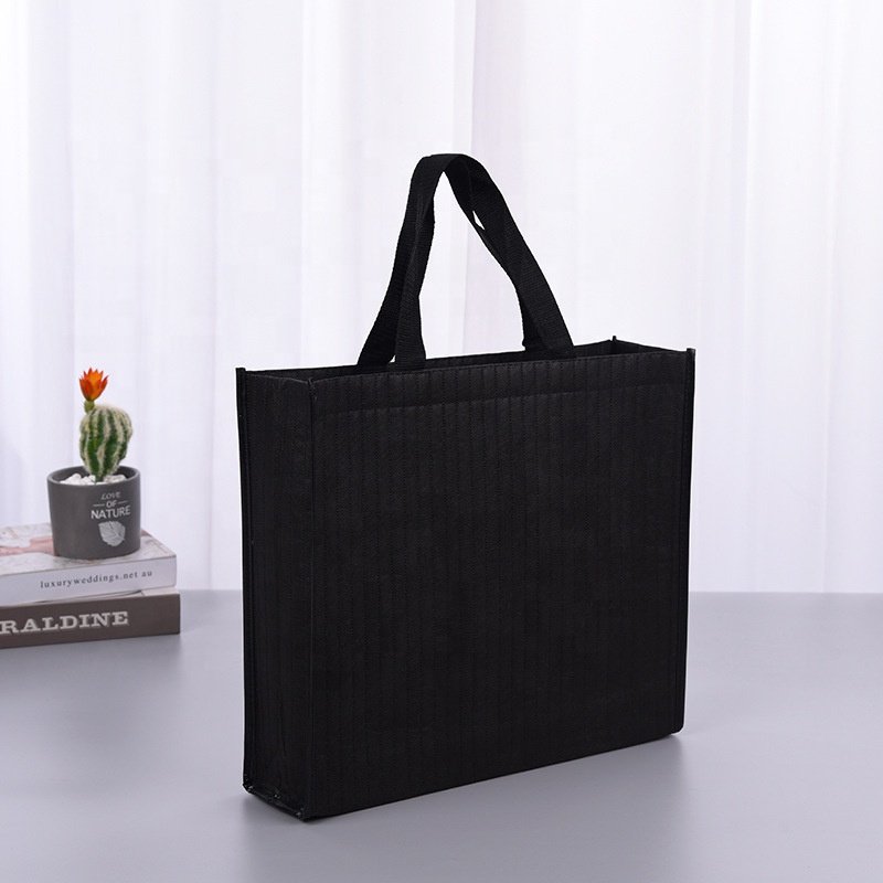 Extra Large & Super Strong, Heavy Duty Shopping Bags - Grocery Tote Bag Non Woven Bag laminating with Reinforced Handles