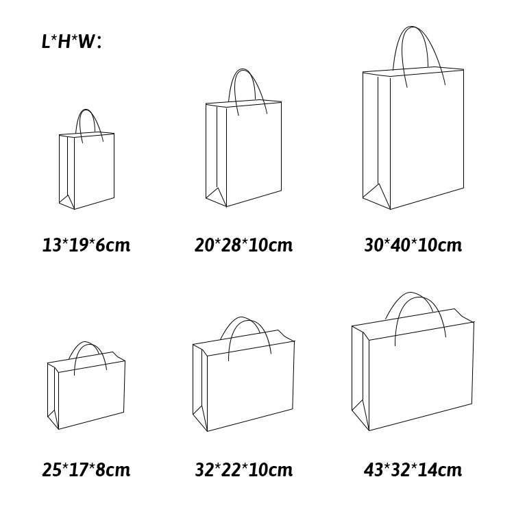 Wholesale Custom Logo Gold Foil Logo Luxury Black White Paper Recyclable Gift Bags Shopping Bags Cardboard Paper Bag