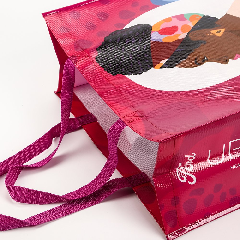 Fashion Large Capacity Good Quality Polypropylene Pp Non Woven Fabric Shopping Carry Bag