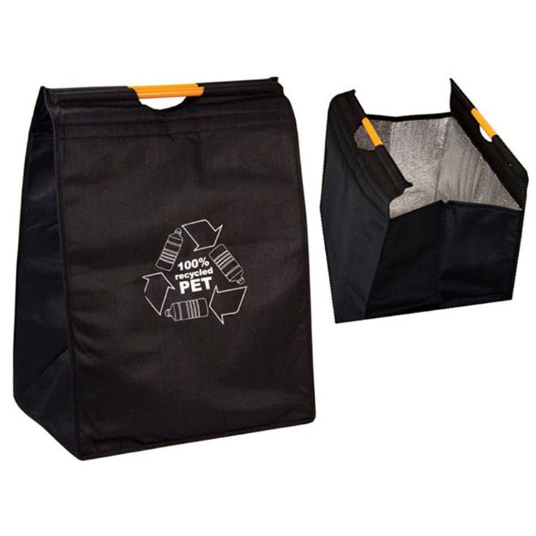 Insulated non woven Shopping Bag with Plastic Handles