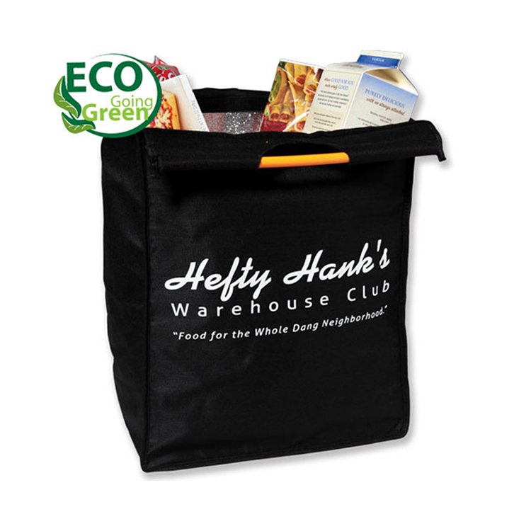 Insulated non woven Shopping Bag with Plastic Handles