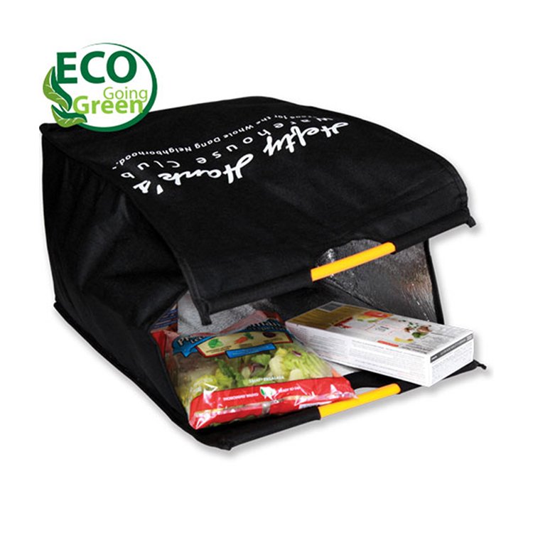Insulated non woven Shopping Bag with Plastic Handles