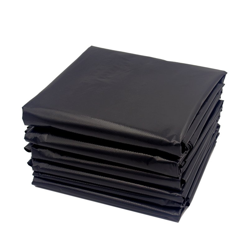 Custom Jumbo Extra Strong Ldpe Biodegradable 240l Car Garbage Bag Factory Black Carton Packaging Heat Seal Side Gusset Bag