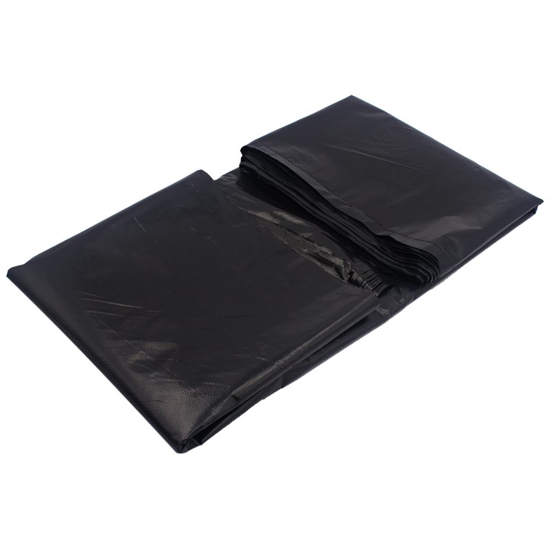 Custom Jumbo Extra Strong Ldpe Biodegradable 240l Car Garbage Bag Factory Black Carton Packaging Heat Seal Side Gusset Bag
