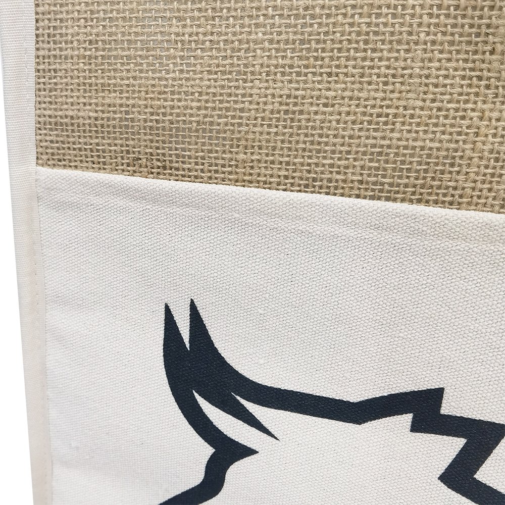 Custom Beach Trips Reusable Aluminum Foil Sealable Jute Tote Insulated Cooler Shopping Bags For Food