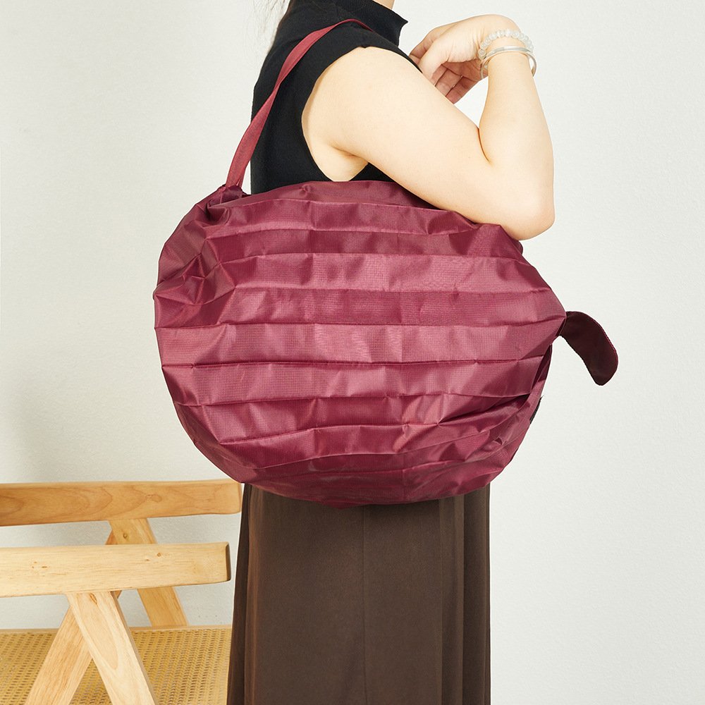 Wholesale Velcro Cover Folding Shopping Bag New Portable Storage Bag Tear-Resistant Durable Nylon Large-Capacity Foldable Bag